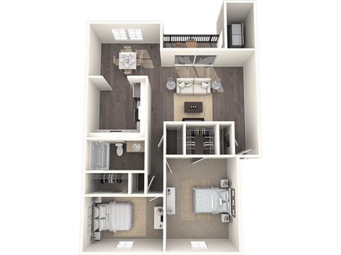 Vista Deluxe Floor Plan at The Brittany, Indialantic, FL, 32903 